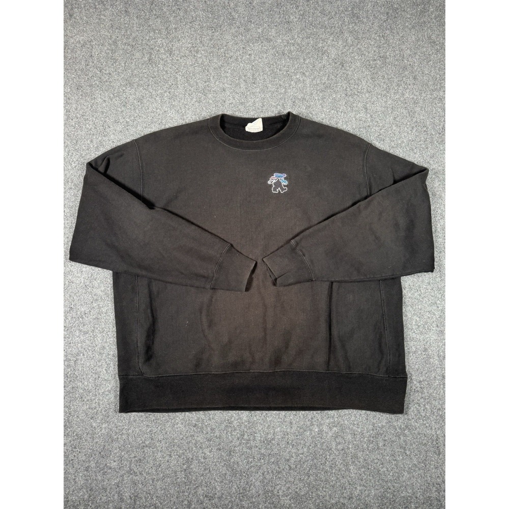 Vintage Champion Reverse‎ Weave Grateful Dead Bear Sweatshirt Size 2XL Black